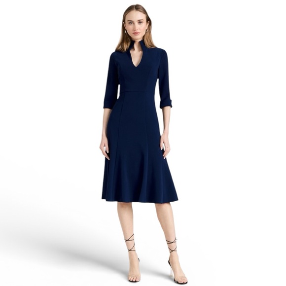 Black Halo Dresses & Skirts - NWT, BLACK HALO Kensington Dress – Navy / Pacific Blue – Size 10, Ret. $435